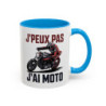 Tasse J’peux Pas J’ai Moto – Mug Motard Humour – Cadeau Passion Moto – Céramique 325ml