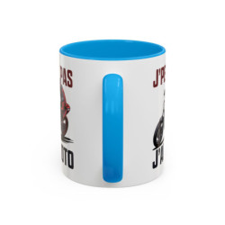 Tasse J’peux Pas J’ai Moto – Mug Motard Humour – Cadeau Passion Moto – Céramique 325ml