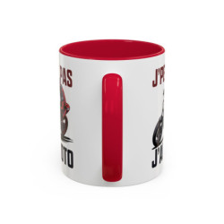 Tasse J’peux Pas J’ai Moto – Mug Motard Humour – Cadeau Passion Moto – Céramique 325ml
