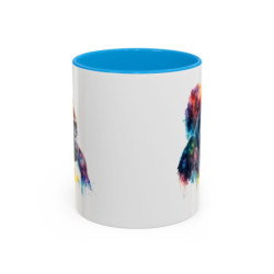 Mug Gorille Artistique – Tasse Animal Moderne Colorée – Cadeau Original – Céramique 325 ml