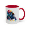 Mug Gorille Artistique – Tasse Animal Moderne Colorée – Cadeau Original – Céramique 325 ml