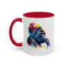 Mug Gorille Artistique – Tasse Animal Moderne Colorée – Cadeau Original – Céramique 325 ml
