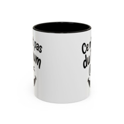 Mug Humour Ce n’est pas du Rhum – Tasse Drôle Texte – Cadeau Humoristique – Céramique 325 ml