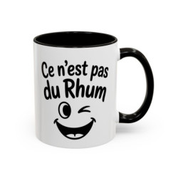 Mug Humour Ce n’est pas du Rhum – Tasse Drôle Texte – Cadeau Humoristique – Céramique 325 ml
