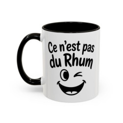 Mug Humour Ce n’est pas du Rhum – Tasse Drôle Texte – Cadeau Humoristique – Céramique 325 ml