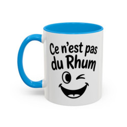 Mug Humour Ce n’est pas du Rhum – Tasse Drôle Texte – Cadeau Humoristique – Céramique 325 ml