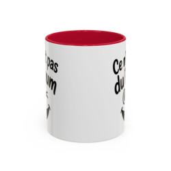 Mug Humour Ce n’est pas du Rhum – Tasse Drôle Texte – Cadeau Humoristique – Céramique 325 ml