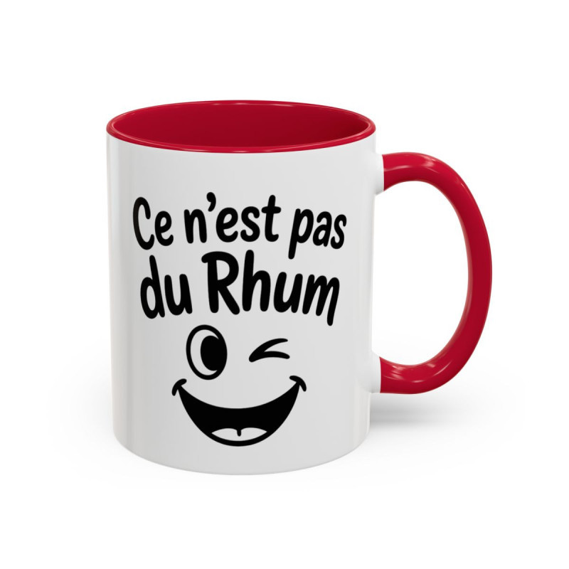 Mug Humour Ce n’est pas du Rhum – Tasse Drôle Texte – Cadeau Humoristique – Céramique 325 ml