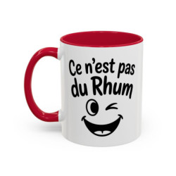 Mug Humour Ce n’est pas du Rhum – Tasse Drôle Texte – Cadeau Humoristique – Céramique 325 ml