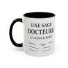 Mug Citation Docteure – Une Sage Docteure a un Jour Écrit – Tasse Humour Médical – Cadeau Médecin Céramique 325 ml
