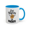 Tasse Humour J’ai Toujours la Patate – Mug Pomme de Terre Cartoon – Cadeau Drôle Motivation Café 325ml