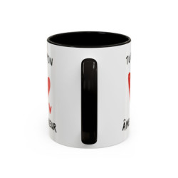 Tasse Humour Tu Es Mon Âme-Chieur – Mug Amour Drôle avec Cœur Rouge – Cadeau Couple Original 325ml