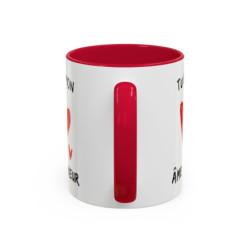 Tasse Humour Tu Es Mon Âme-Chieur – Mug Amour Drôle avec Cœur Rouge – Cadeau Couple Original 325ml
