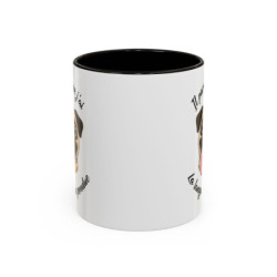 Tasse Humour Chien Carlin – Mug Pug Langue Pendue Drôle – Cadeau Amoureux des Chiens Original 325ml