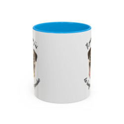 Tasse Humour Chien Carlin – Mug Pug Langue Pendue Drôle – Cadeau Amoureux des Chiens Original 325ml