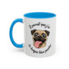 Tasse Humour Chien Carlin – Mug Pug Langue Pendue Drôle – Cadeau Amoureux des Chiens Original 325ml