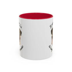 Tasse Humour Chien Carlin – Mug Pug Langue Pendue Drôle – Cadeau Amoureux des Chiens Original 325ml