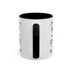 Tasse Humour Comptable Je Ne Suis Pas Parfait Mais Comptable – Mug Citation Métier Bleu – Cadeau Bureau Comptabilité 325ml