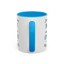 Tasse Humour Comptable Je Ne Suis Pas Parfait Mais Comptable – Mug Citation Métier Bleu – Cadeau Bureau Comptabilité 325ml