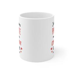 Mug humour femme – Je ne suis pas parfaite mais complètement canon – Tasse citation féminine – Cadeau