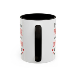 Tasse Humour Femme Je Ne Suis Pas Parfaite Mais Complètement Canon – Mug Citation Rouge – Cadeau
