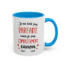 Tasse Humour Femme Je Ne Suis Pas Parfaite Mais Complètement Canon – Mug Citation Rouge – Cadeau
