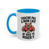Tasse Humour Café Touche Pas À Mon Café Ou Je Vais Te Boxer – Mug Drôle Matinal – Cadeau Original 325ml