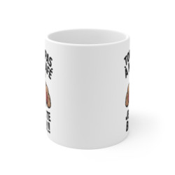 Mug humour café – Touche pas à mon café ou je vais te boxer – Tasse drôle ours boxeur – Cadeau original matin difficile