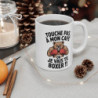 Mug humour café – Touche pas à mon café ou je vais te boxer – Tasse drôle ours boxeur – Cadeau original matin difficile