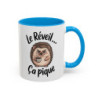 Tasse Humour Le Réveil Ça Pique – Mug Hérisson et Café – Cadeau Drôle Matin Difficile 325ml