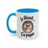 Tasse Humour Le Réveil Ça Pique – Mug Hérisson et Café – Cadeau Drôle Matin Difficile 325ml