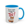 Tasse Humour Toi ! avec Renard Adorable – Mug Message Taquin et Mignon – Cadeau Original 325ml
