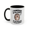 Tasse Hérisson Humour Réveil – Mug Animal Mignon du Matin – Cadeau Drôle Amateur de Café 325ml