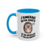Tasse Hérisson Humour Réveil – Mug Animal Mignon du Matin – Cadeau Drôle Amateur de Café 325ml