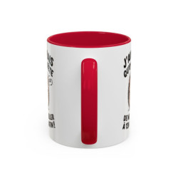 Tasse Hérisson Humour Réveil – Mug Animal Mignon du Matin – Cadeau Drôle Amateur de Café 325ml