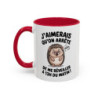 Tasse Hérisson Humour Réveil – Mug Animal Mignon du Matin – Cadeau Drôle Amateur de Café 325ml