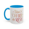 Tasse Une Chérie de Rêve – Mug Message Amour Romantique – Cadeau Femme Anniversaire Saint-Valentin 325ml