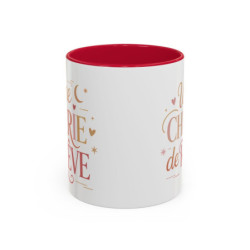 Tasse Une Chérie de Rêve – Mug Message Amour Romantique – Cadeau Femme Anniversaire Saint-Valentin 325ml