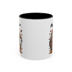 Tasse Personnalisée Prénom Poule Café – Mug Humour Matin Énergique – Cadeau Original 325ml