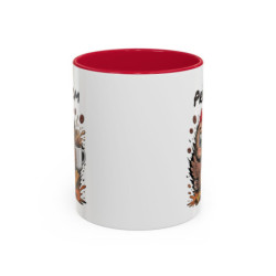 Tasse Personnalisée Prénom Poule Café – Mug Humour Matin Énergique – Cadeau Original 325ml