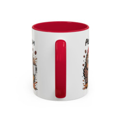 Tasse Personnalisée Prénom Poule Café – Mug Humour Matin Énergique – Cadeau Original 325ml