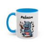 Tasse Hippopotame Personnalisable avec Café – Mug Animal Amusant et Dynamique – Cadeau Humour Matin Énergie 325ml
