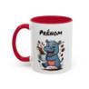 Tasse Hippopotame Personnalisable avec Café – Mug Animal Amusant et Dynamique – Cadeau Humour Matin Énergie 325ml