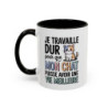 Tasse Humour Mon Chat Vie Meilleure – Mug Chat Mignon pour Amoureux des Chats – Cadeau Propriétaire de Chat 325ml