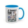 Tasse Humour Mon Chat Vie Meilleure – Mug Chat Mignon pour Amoureux des Chats – Cadeau Propriétaire de Chat 325ml