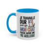 Tasse Humour Mon Chat Vie Meilleure – Mug Chat Mignon pour Amoureux des Chats – Cadeau Propriétaire de Chat 325ml