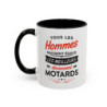 Tasse Motard Humour – Tous les Hommes Naissent Égaux les Meilleurs Deviennent Motards – Mug Cadeau Passion Moto