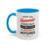 Tasse Motard Humour – Tous les Hommes Naissent Égaux les Meilleurs Deviennent Motards – Mug Cadeau Passion Moto