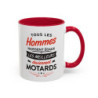 Tasse Motard Humour – Tous les Hommes Naissent Égaux les Meilleurs Deviennent Motards – Mug Cadeau Passion Moto