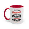 Tasse Motard Humour – Tous les Hommes Naissent Égaux les Meilleurs Deviennent Motards – Mug Cadeau Passion Moto
